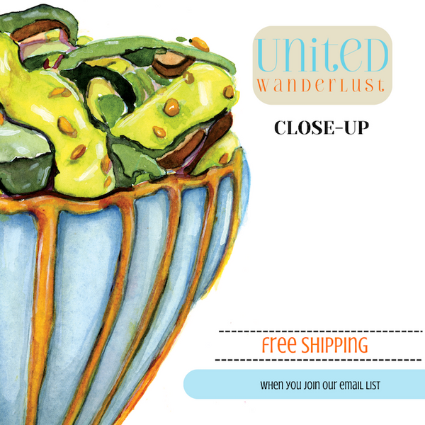 Watercolor, food illustration, seaweed illustration, starfish bowl illustration, watercolor art, art print, editorial illustration, art licensing, food illustrator for hire, hire an illustrator, Boston watercolor artist, Woburn illustrator, book cover Design.