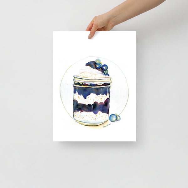 Wild Oregon Grapes Breakfast Parfait Art Print