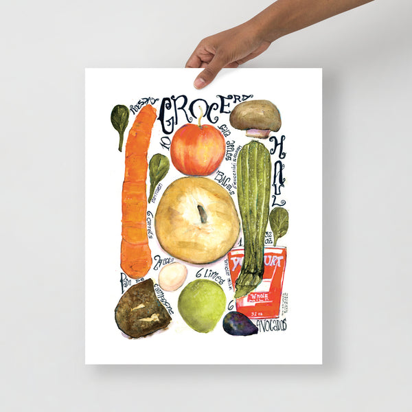 Watercolor, food illustration, bagel illustration, carrot illustration, bread illustration, watercolor art, art print, editorial illustration, art licensing, food illustrator for hire, hire an illustrator, book cover design.