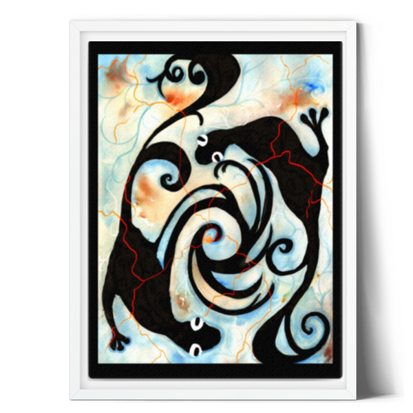 wall art, watercolor painting, expressive art, home decor,  expressive artwork, travel art, home decor gift, visual art, fine art, timeless, dreamscapes, serenity, atmospheric, ethereal, gifts for travel lovers, atmospheric painting, expressive artwork, travel lover, pacific home decor, gouache paintings, tribal art, gifts for him, ourouboros, petroglyphs, reptile art, pictographs, anole, graphic art.