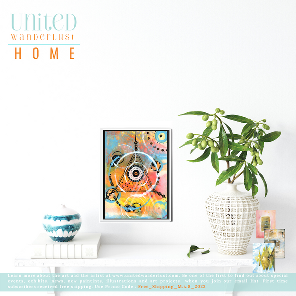 freelance illustrator, uplifting illustrations, visual art, fine art, wall art, home decor, ethereal, atmospheric, artist commissions, geometric, square painting, space wall art, paint pouring art, art shop