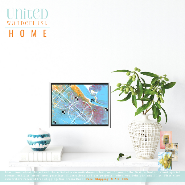 freelance illustrator, uplifting illustrations, visual art, fine art, wall art, home decor, ethereal, atmospheric, artist commissions, geometric, square painting, space wall art, paint pouring art, art shop