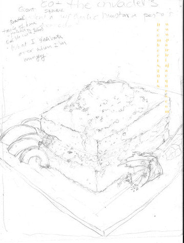 100 Wild Dining Illustrated - Wild Garlic Mustard Pesto and Polenta