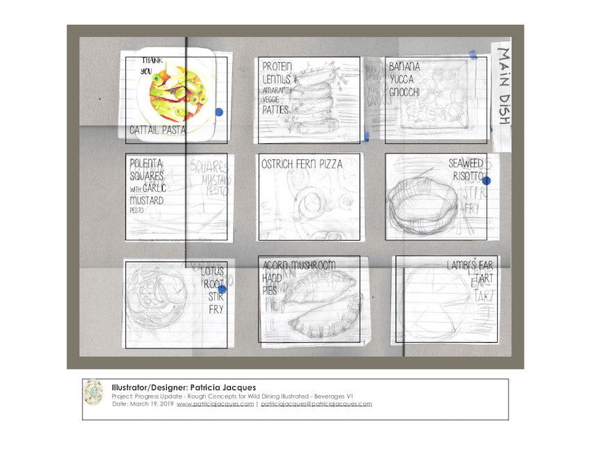 100 Wild Dining Illustrated Meals - Project Update