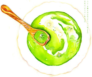 100 Wild Dining Illustrated - Wild Garlic Leek Potato Soup Recipe